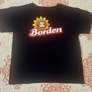 Vintage Borden Dairy Black Tee